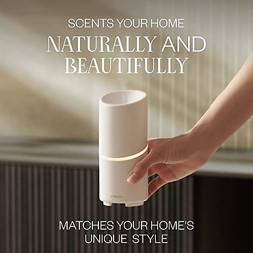 White Vitruvi Move Ultrasonic Essential Oil Cordless Diffuser