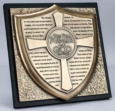 Full Armor of God Sculpture Plaque