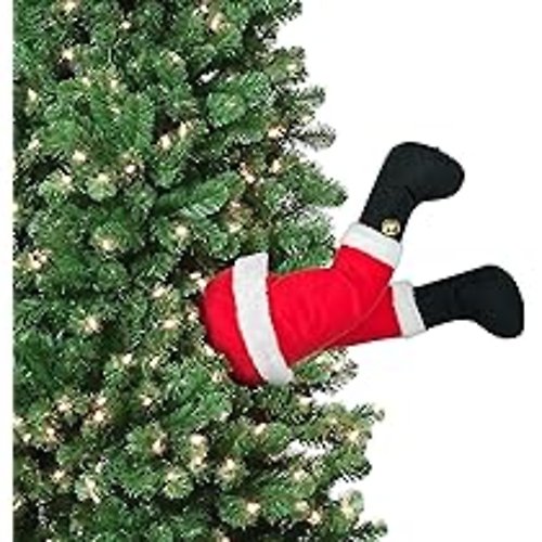 Kicking Santa Legs