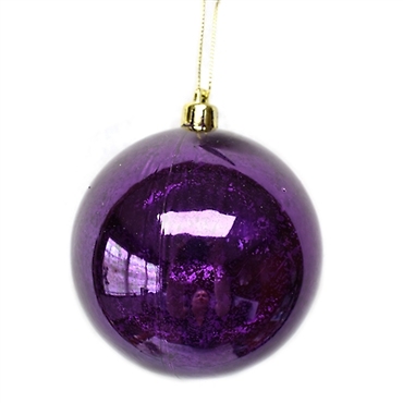 VP Mercury Ball Ornament 4\" in Purple