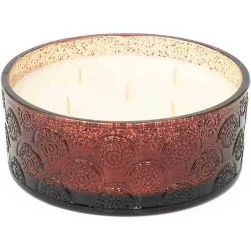 Hanna-Spiced Berry Luxury 36oz Red Glass Candle