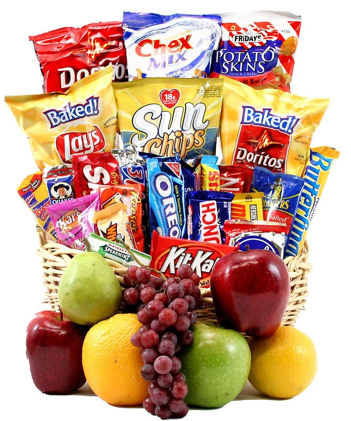 Snack and Fruit Basket