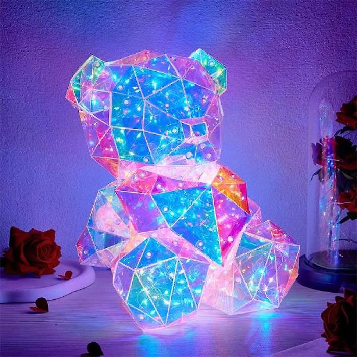 Charming Pet Bear Led Lights: Delightful Glow Powered By Usb