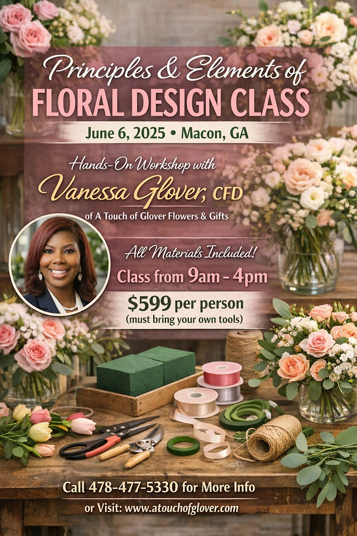 Principles and Elements of Floral Design Class