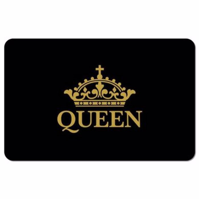 Black Queen Floor Mat