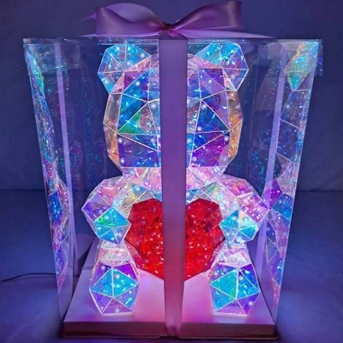 Charming Pet Bear Led Lights: Delightful Glow Powered By Usb