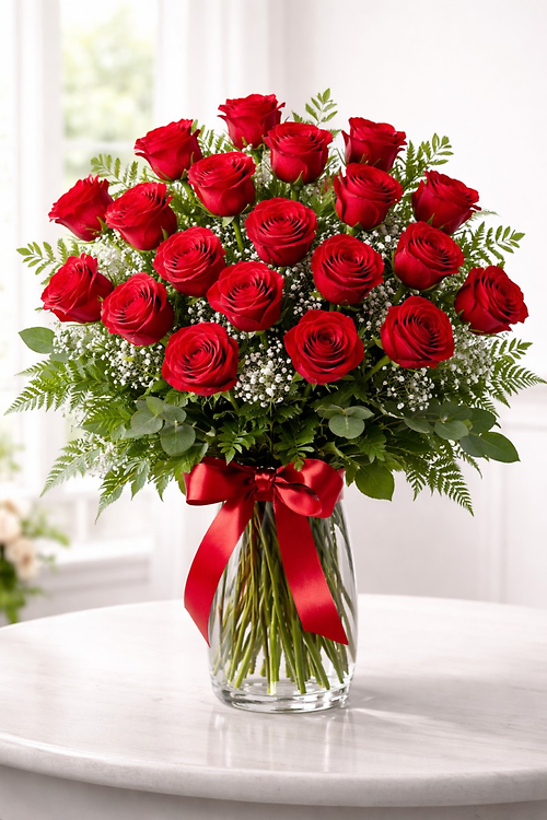 2 Dozen Red Roses