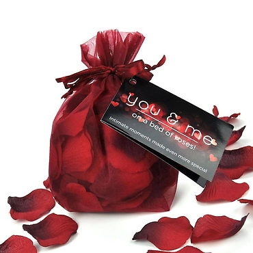 You & Me Red Rose Petals with Tag