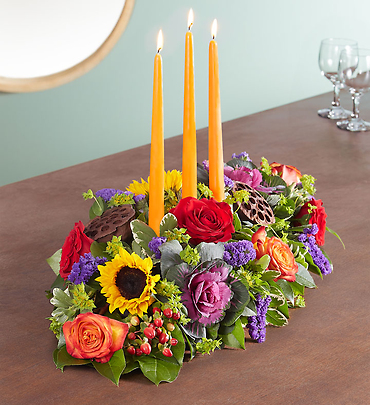 Garden Of Grandeur&reg; For Fall Centerpiece