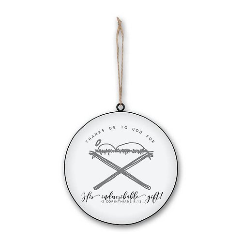 HIS GIFT METAL ORNAMENT