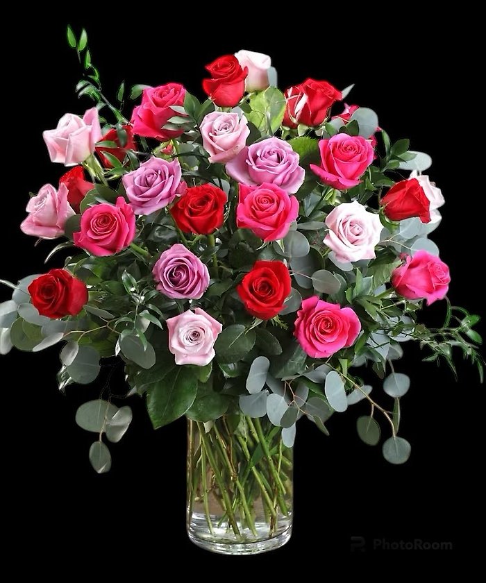 Ultimate Elegance&trade; Long Stem Assorted Roses