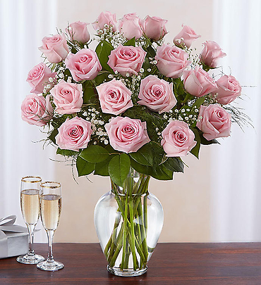 Ultimate Elegance&trade; Long Stem Pink Roses