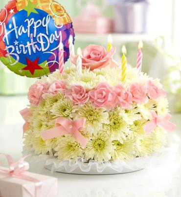 Birthday Flower Cake&reg; Pastel